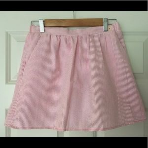 Lilly Pulitzer Searsucker Pink Short Mini Skirt